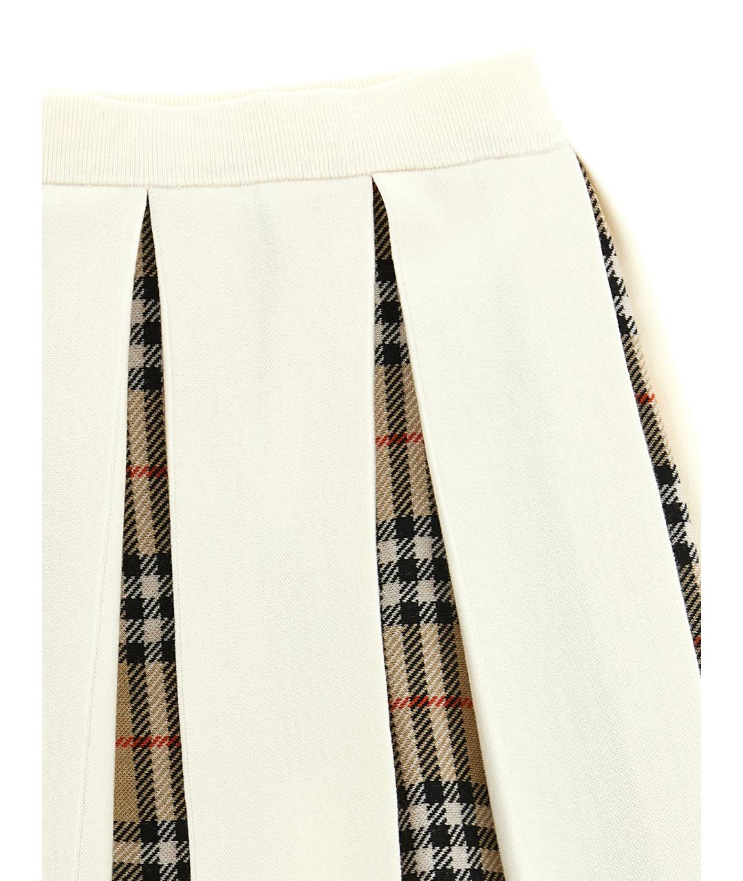 BURBERRY Мульти шерстяная юбка, фото 3