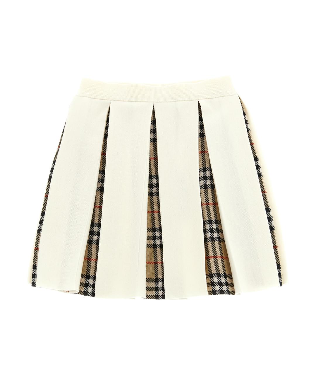BURBERRY Мульти шерстяная юбка, фото 1