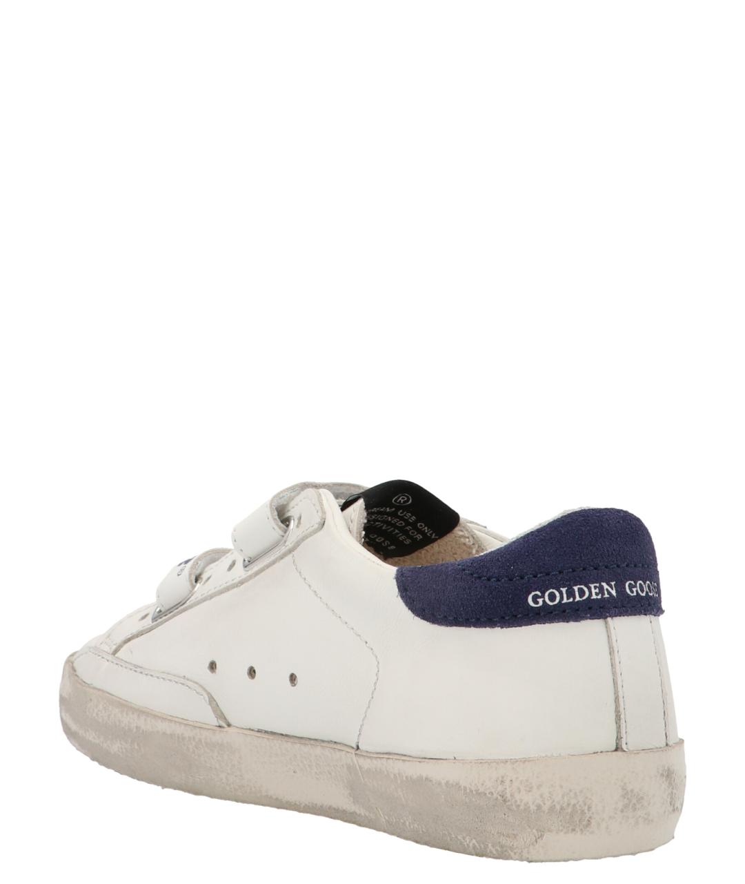 GOLDEN GOOSE Белые кожаные кеды, фото 3