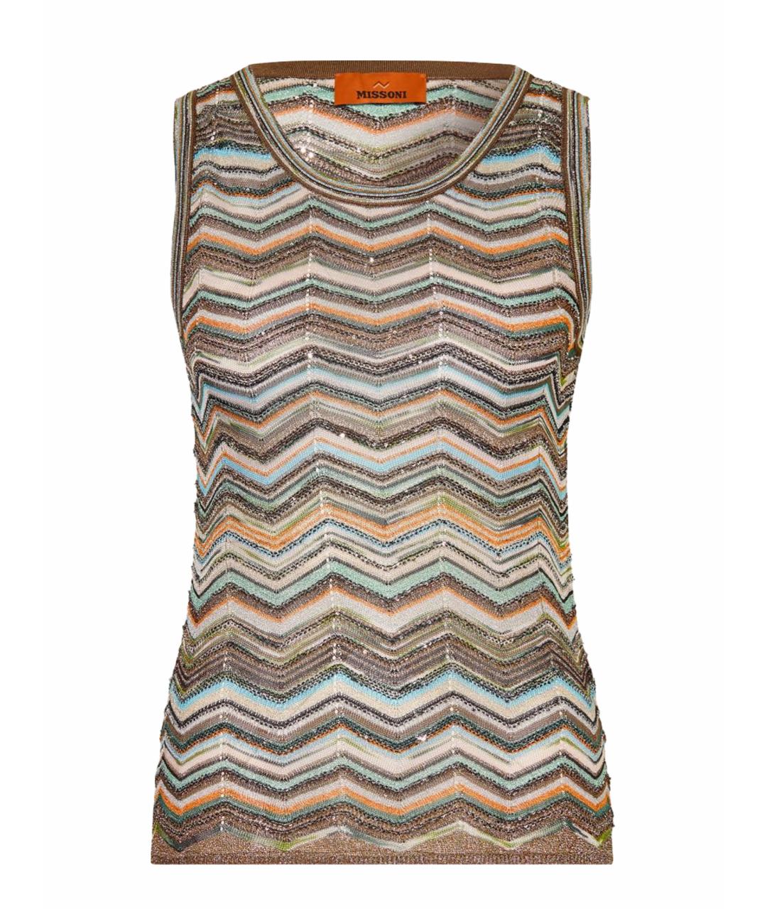 MISSONI Мульти вискозная майка, фото 1