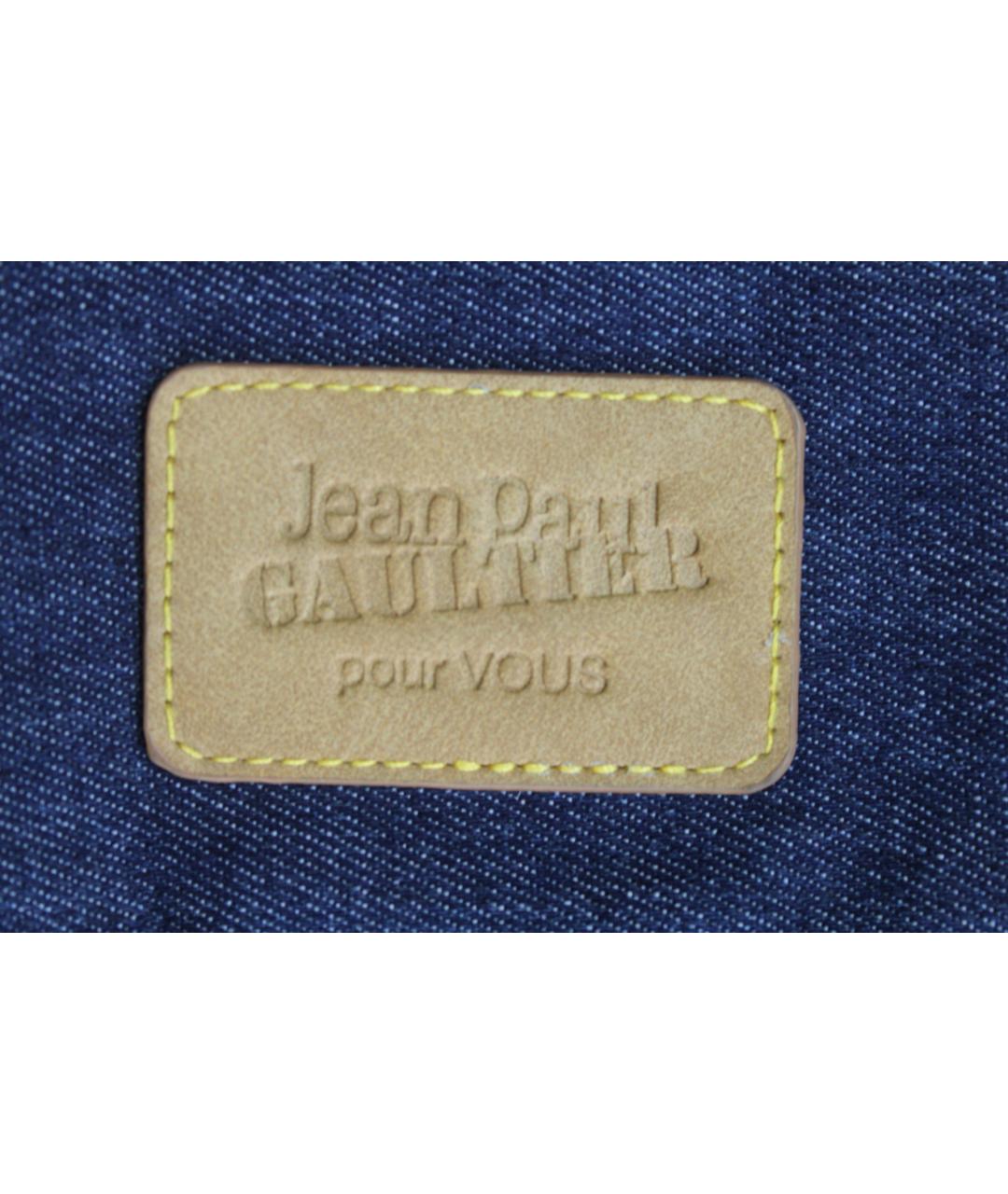 JEAN PAUL GAULTIER Синий деним рюкзак, фото 6