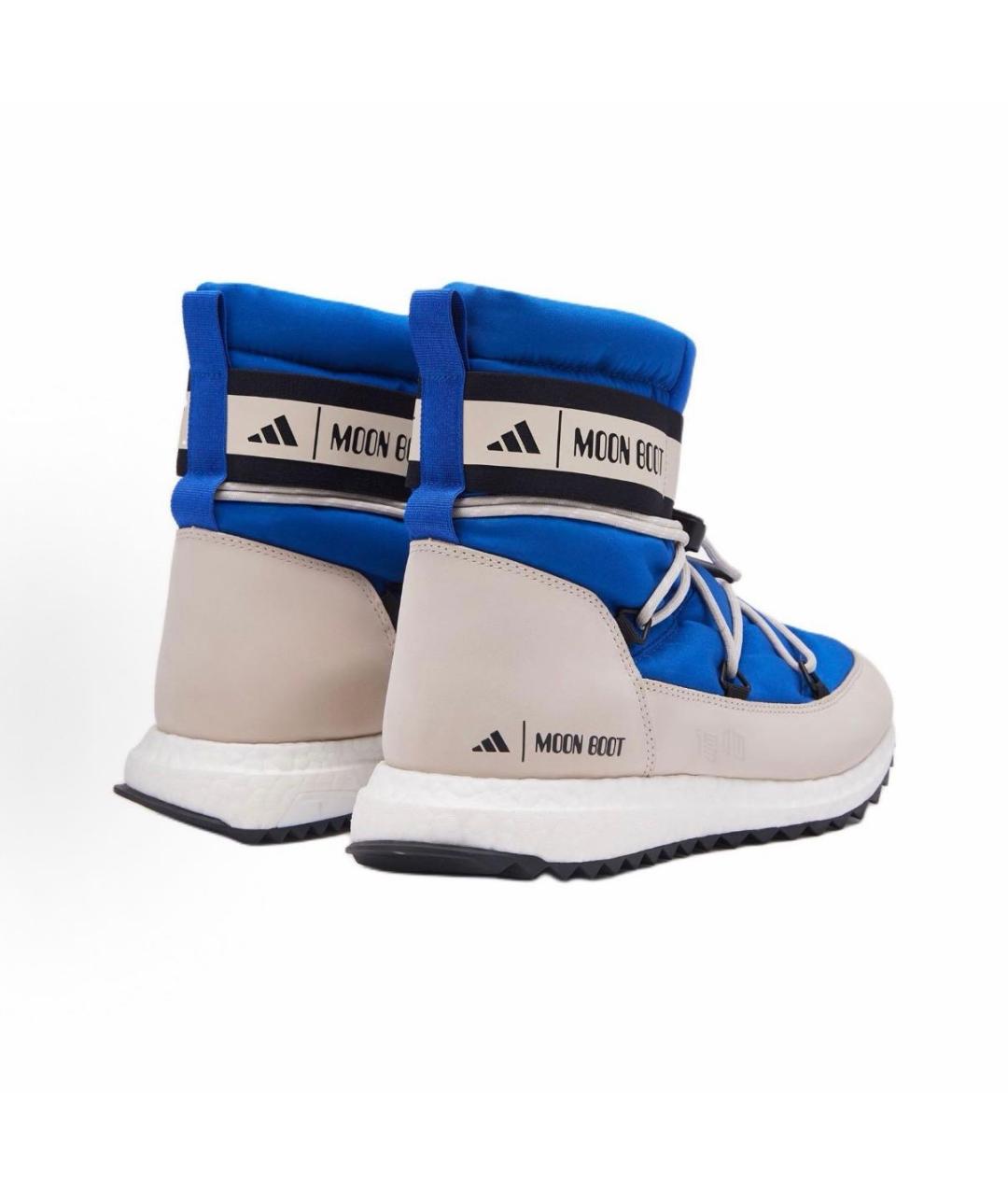 ADIDAS Синие текстильные ботинки, фото 8