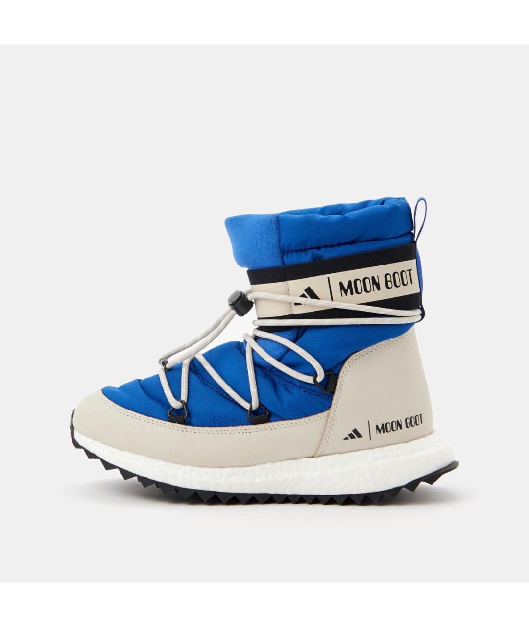 ADIDAS Синие текстильные ботинки, фото 9
