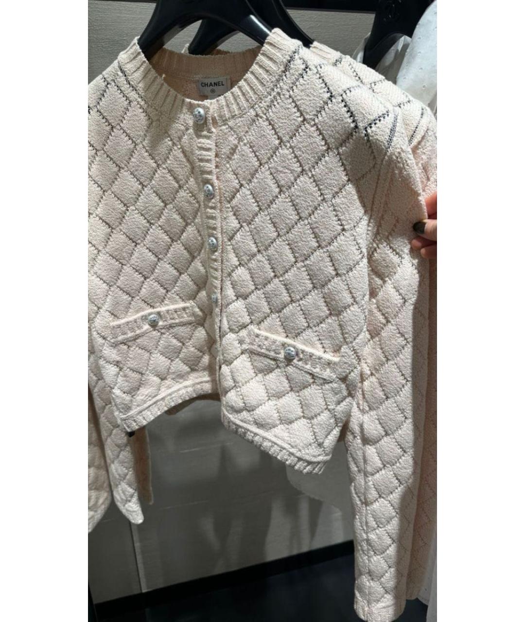 CHANEL Бежевый кардиган, фото 5