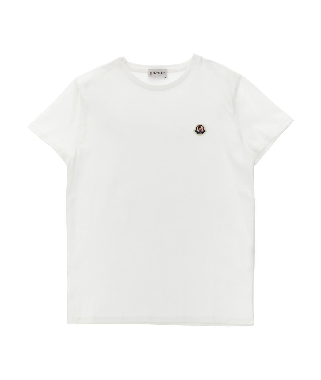 MONCLER ENFANT Мульти хлопковая детская футболка, фото 2