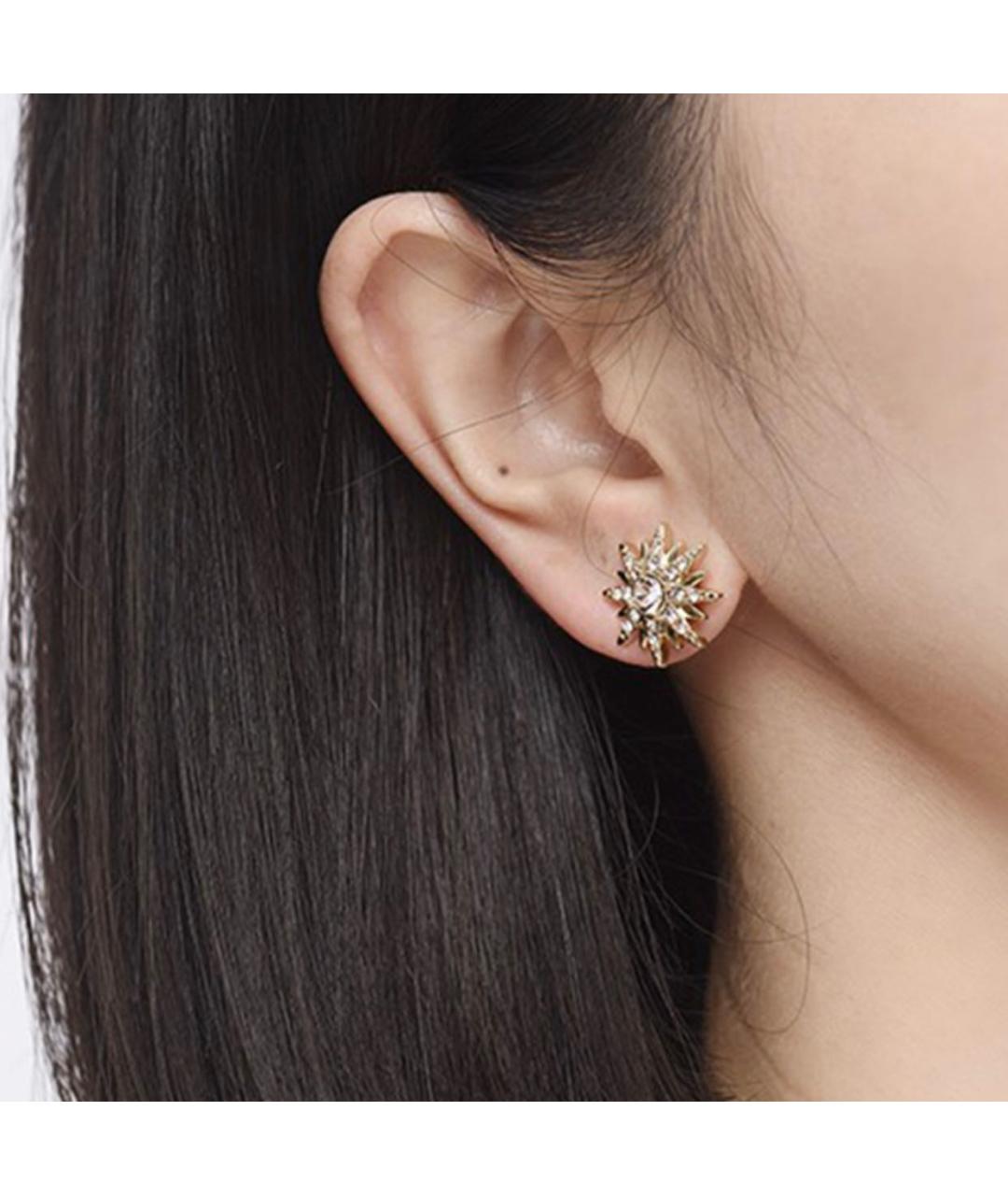 GIVENCHY Серебряные металлические серьги, фото 4