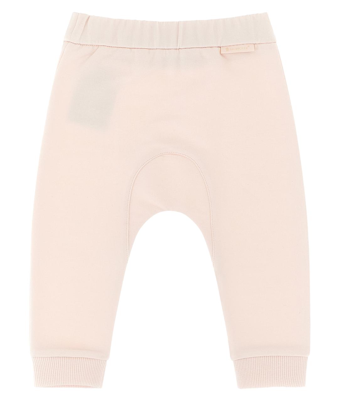 MONCLER ENFANT Розовый хлопковый комплект, фото 3