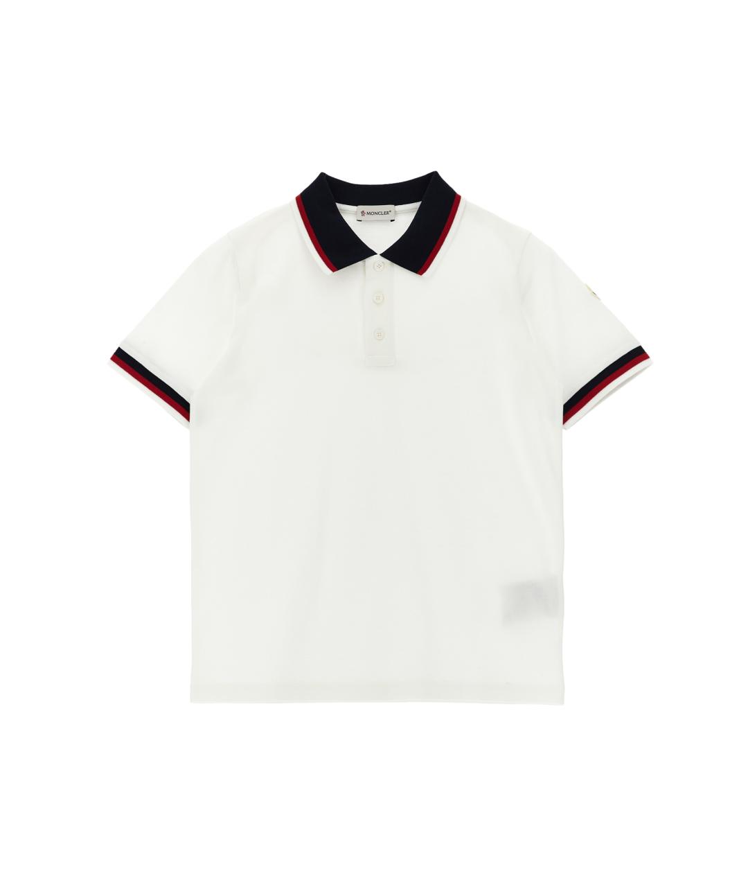 MONCLER ENFANT Белая хлопковая детская футболка, фото 1