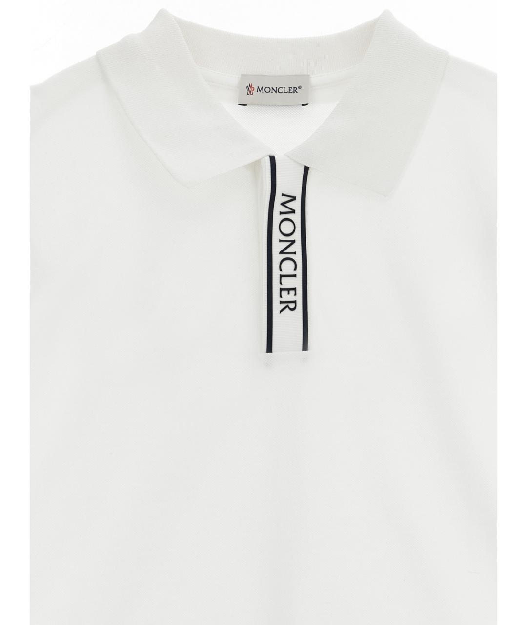 MONCLER ENFANT Белая хлопковая детская футболка, фото 3