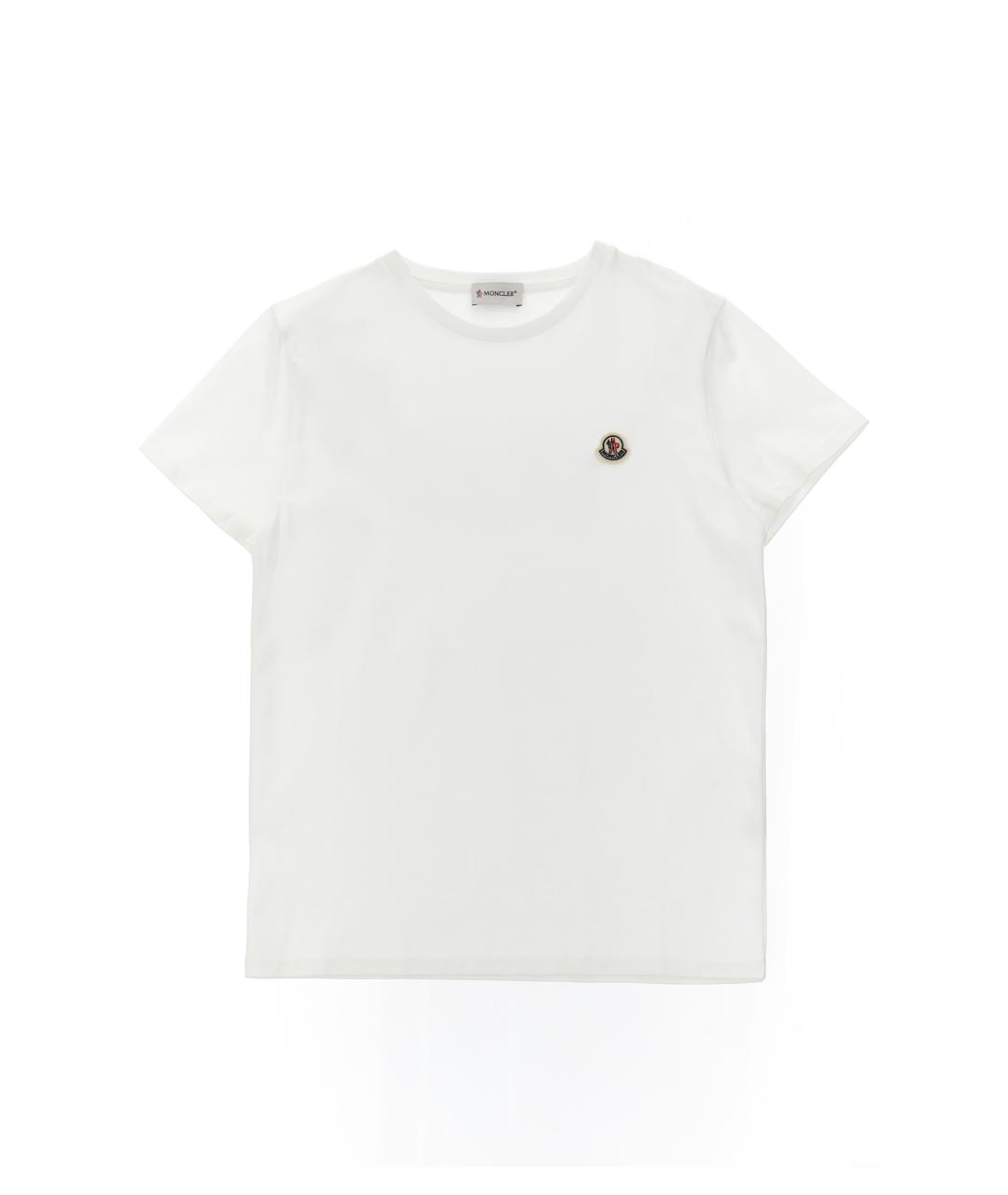 MONCLER ENFANT Мульти хлопковая детская футболка, фото 2