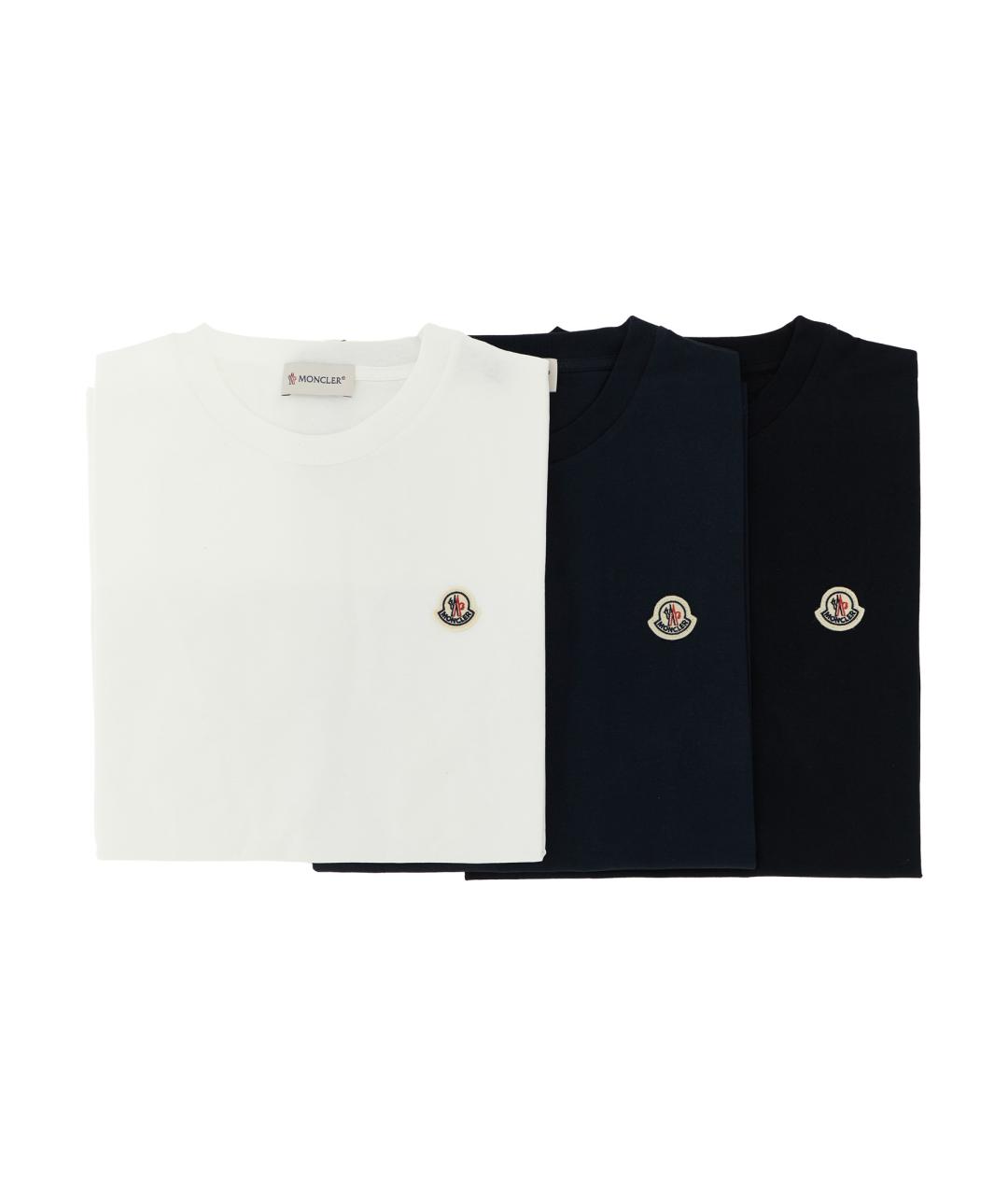MONCLER ENFANT Мульти хлопковая детская футболка, фото 1