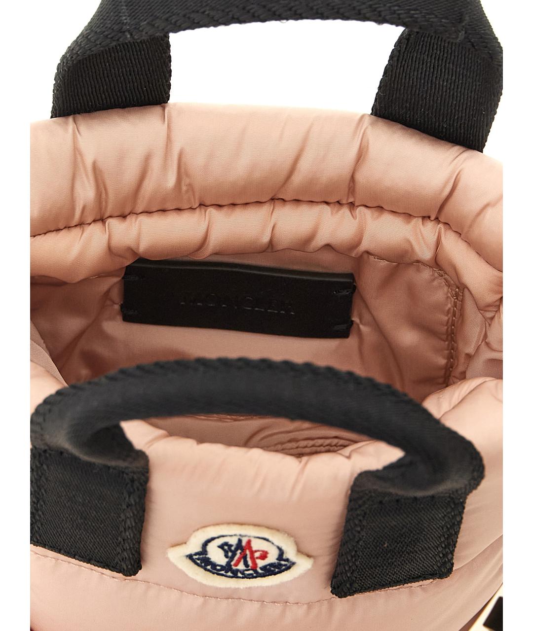 MONCLER ENFANT Розовая сумка, фото 4