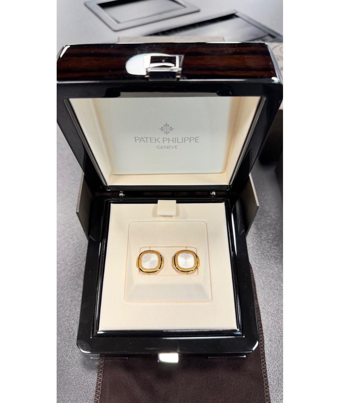 PATEK PHILIPPE Золотые запонки из желтого золота, фото 4