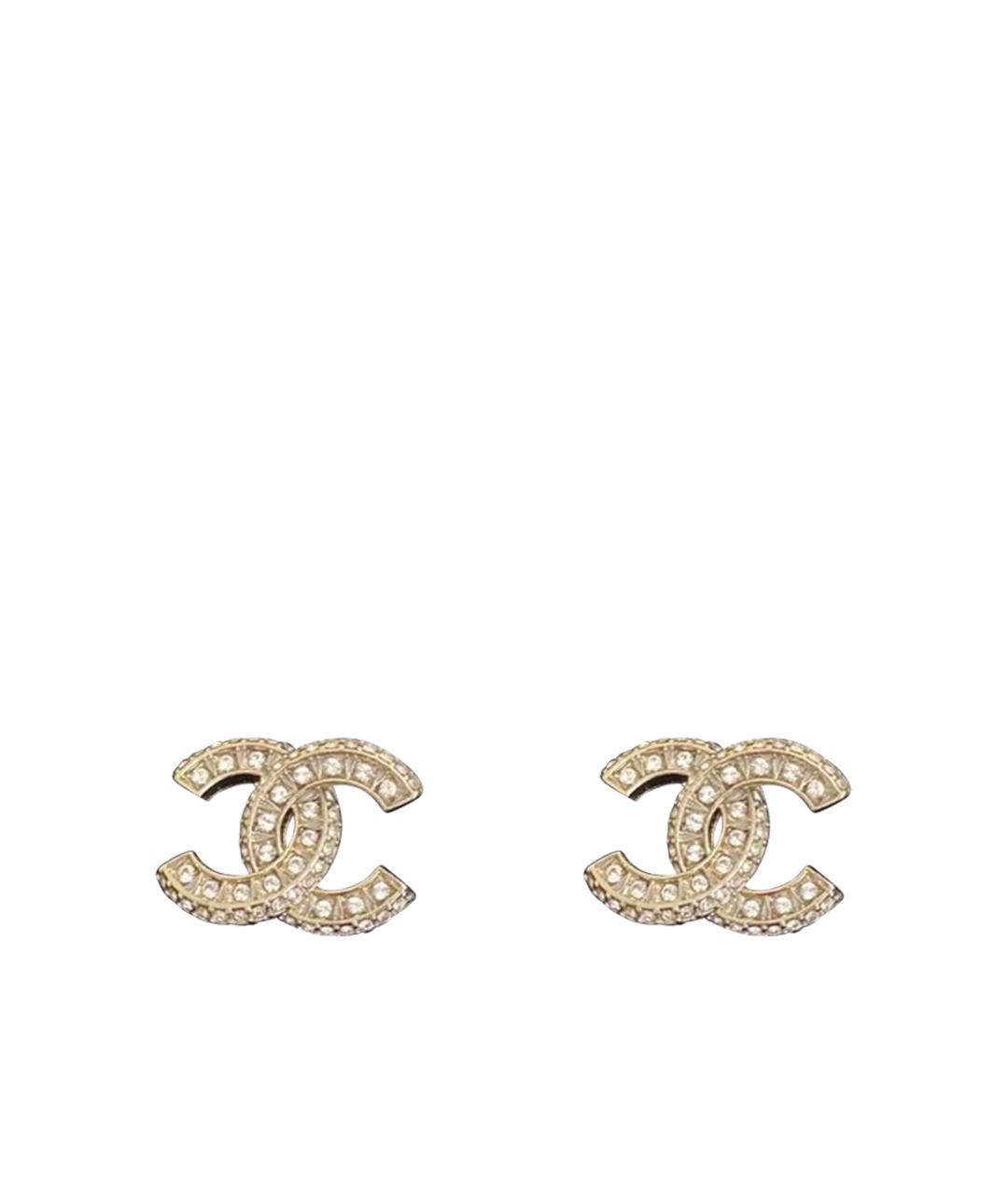 CHANEL Золотые серьги, фото 1