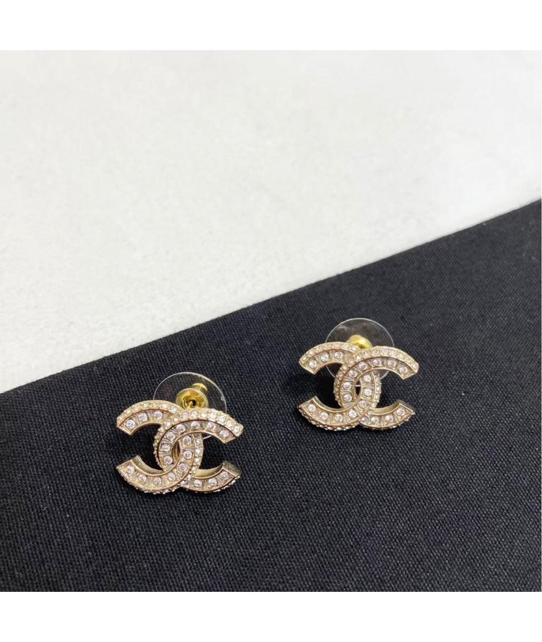 CHANEL Золотые серьги, фото 2