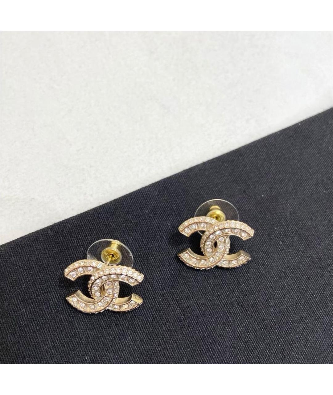 CHANEL Золотые серьги, фото 3