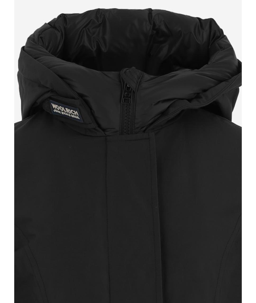 WOOLRICH Черная хлопковая парка, фото 3