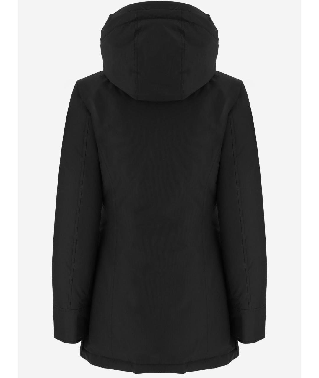 WOOLRICH Черная хлопковая парка, фото 2