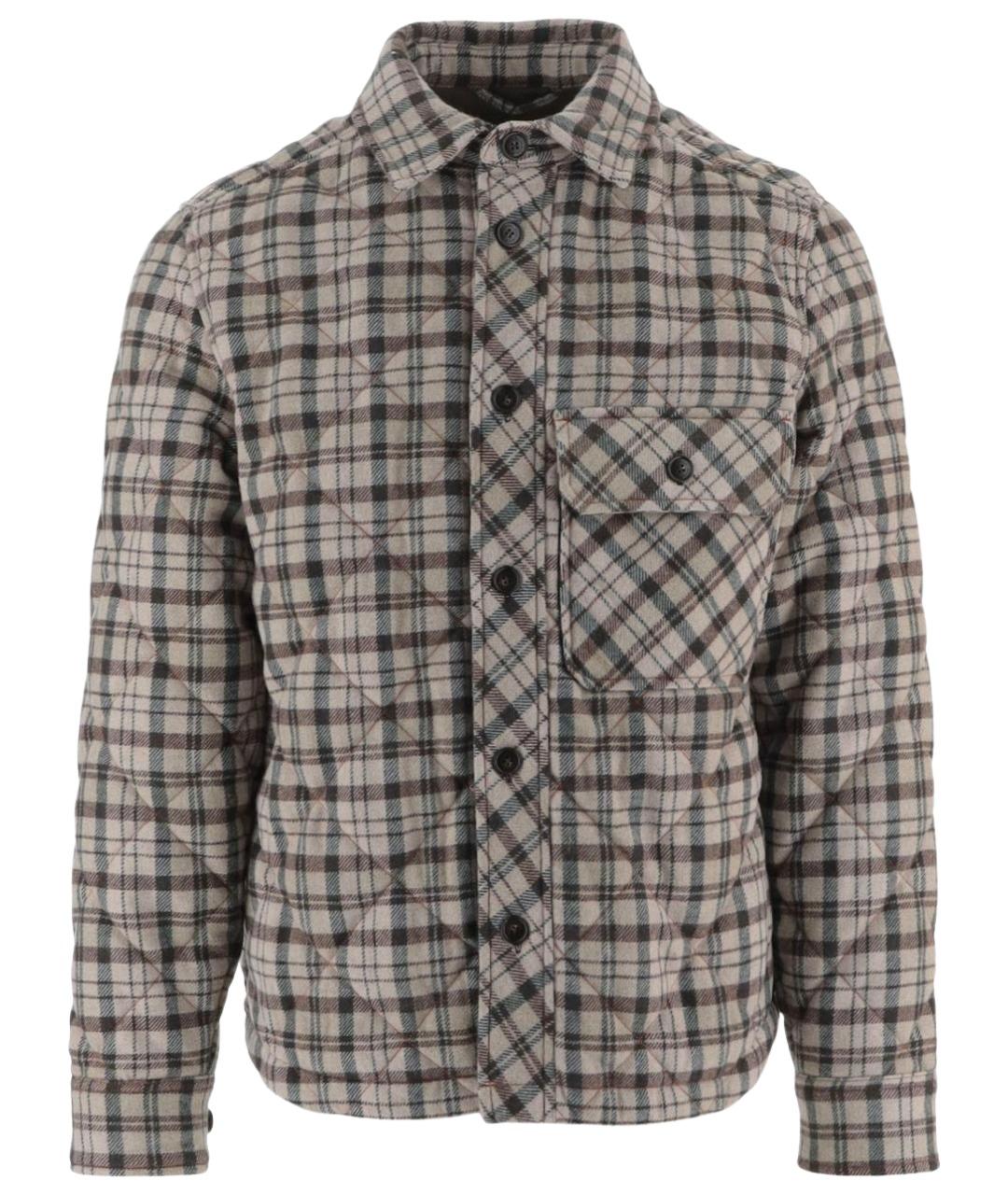 WOOLRICH Мульти шерстяная кэжуал рубашка, фото 1