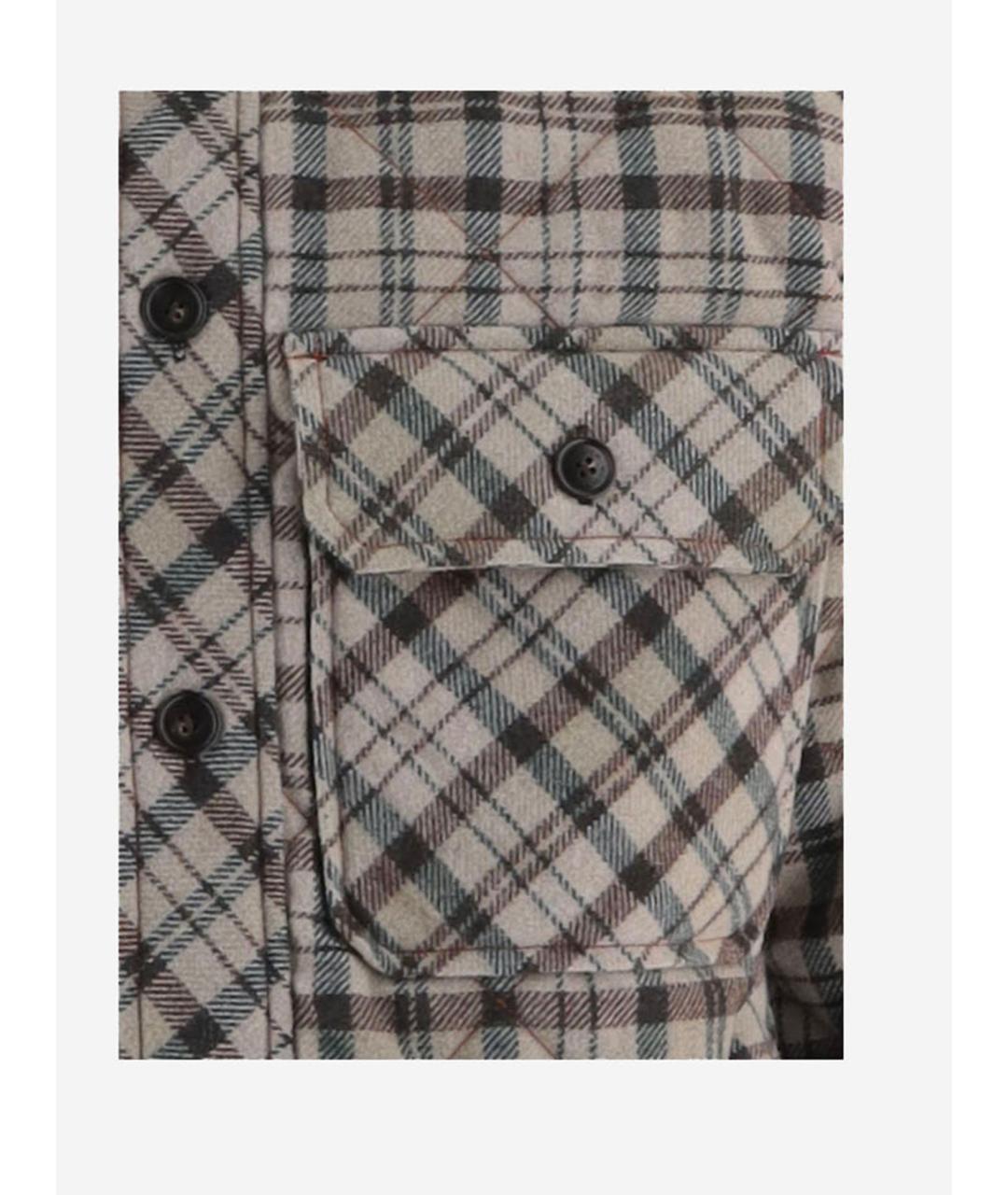 WOOLRICH Мульти шерстяная кэжуал рубашка, фото 3