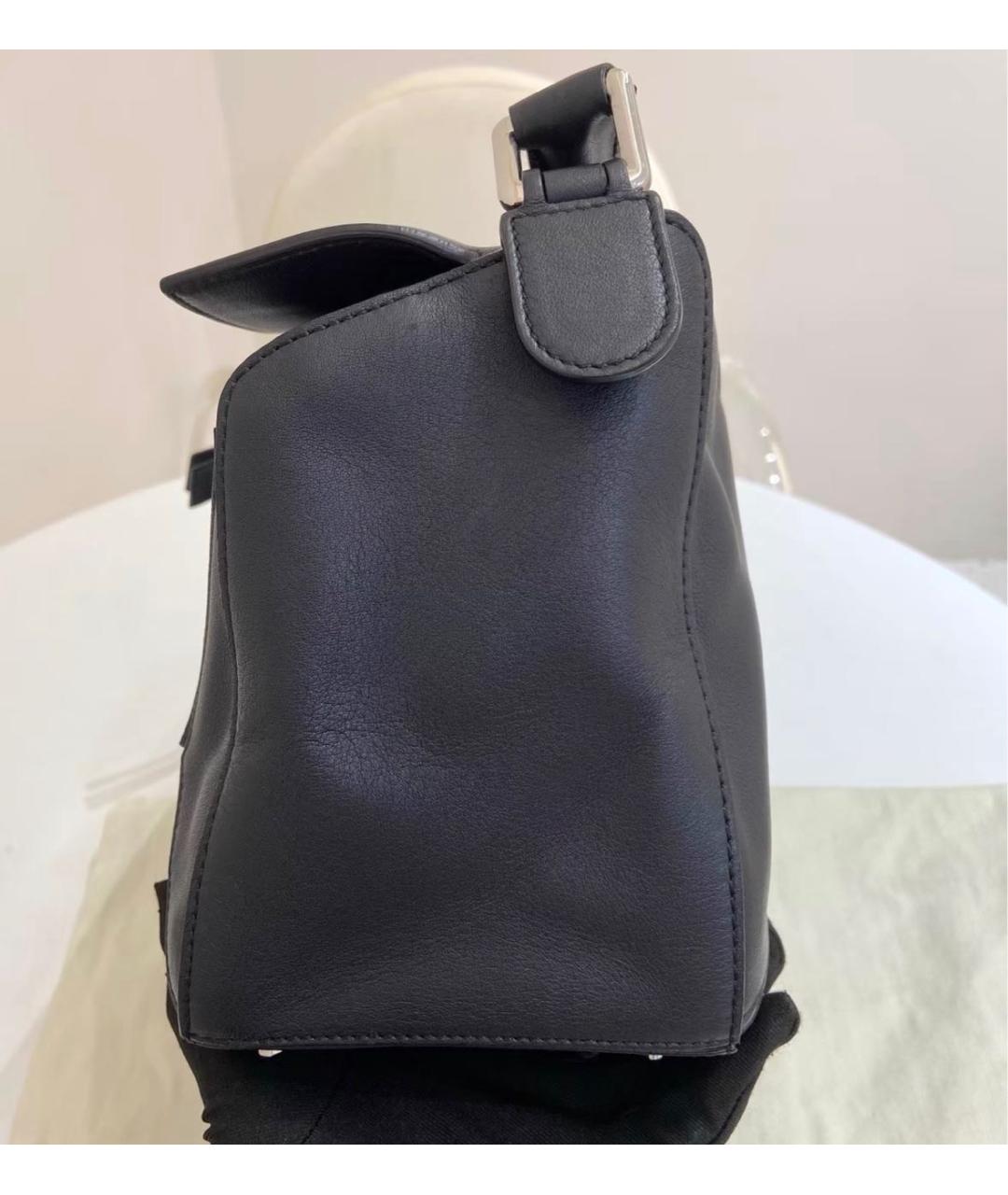 LOEWE Черная кожаная сумка через плечо, фото 3