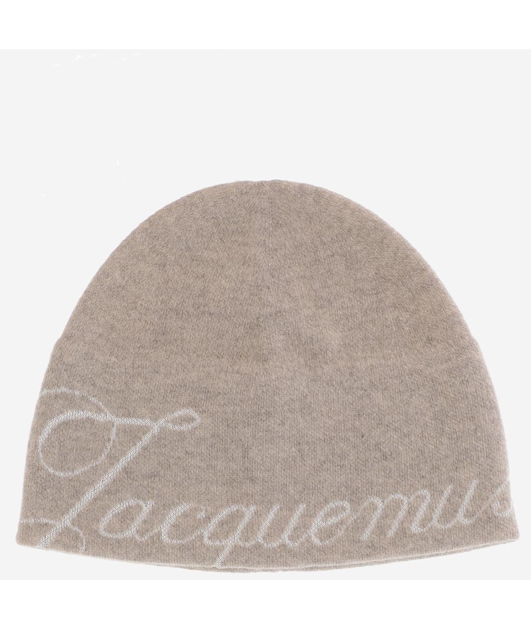 JACQUEMUS Бежевая шерстяная шапка, фото 1