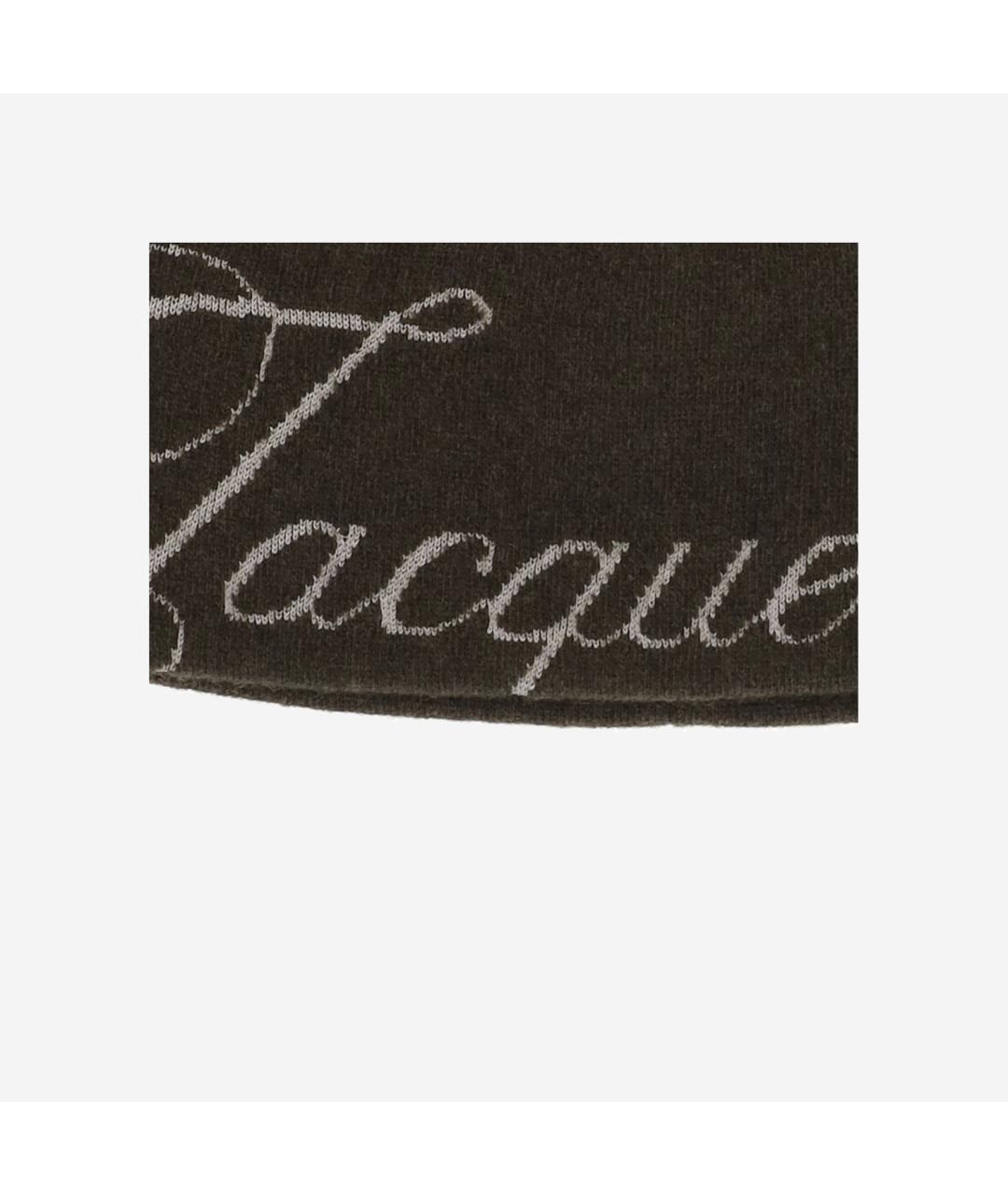 JACQUEMUS Хаки шерстяная шапка, фото 3