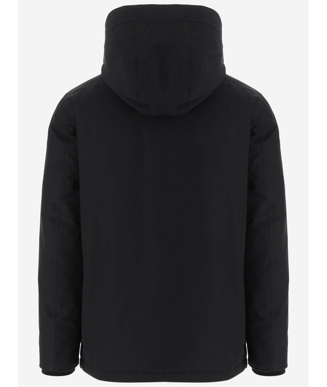 WOOLRICH Черная хлопковая куртка, фото 2