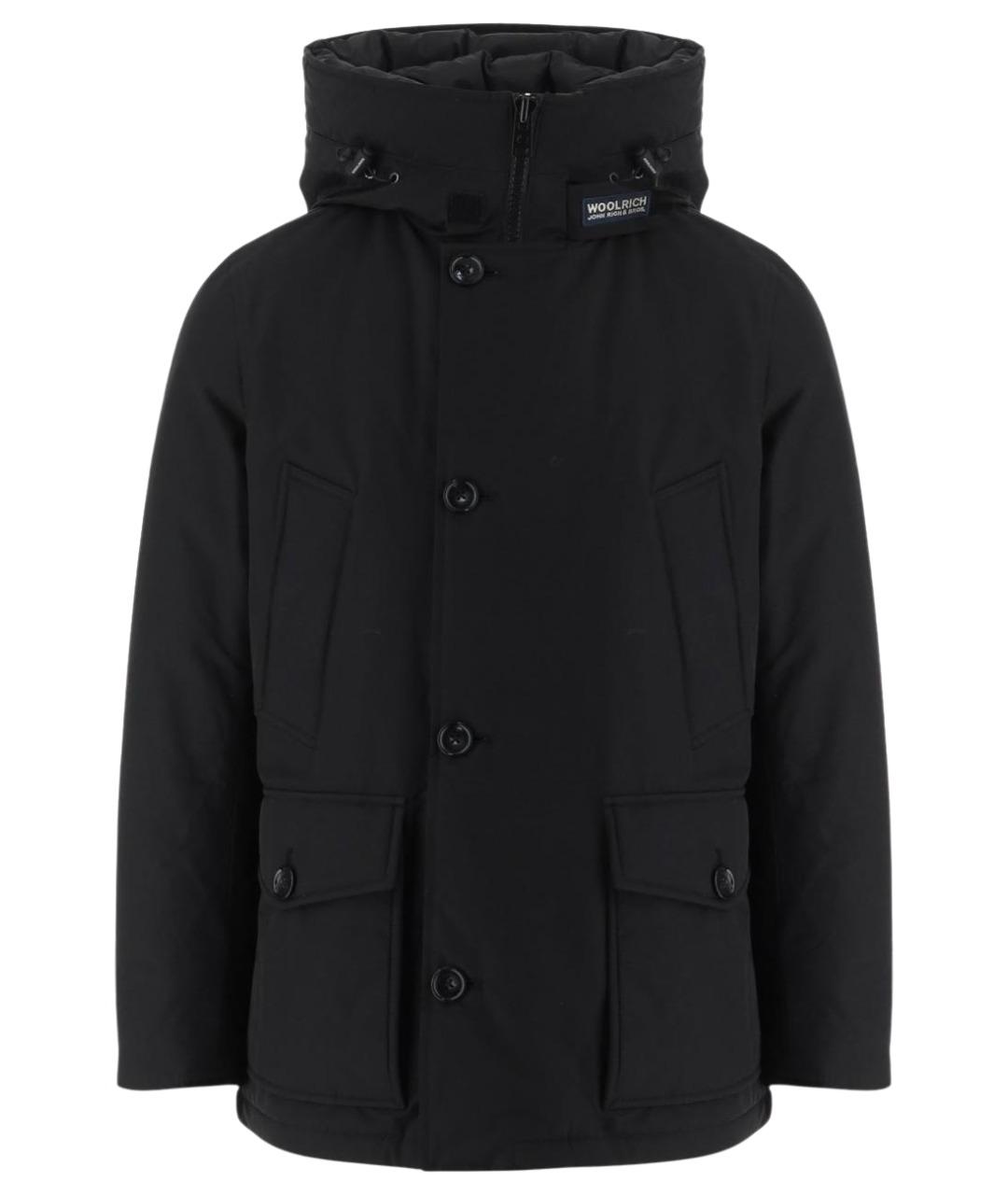 WOOLRICH Черная хлопковая куртка, фото 1
