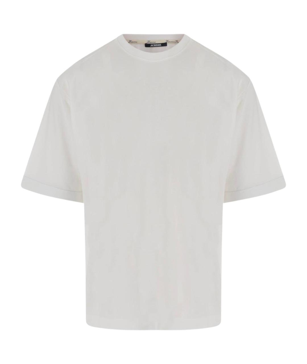 JACQUEMUS Белая футболка, фото 1