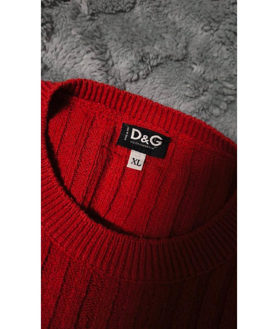 DOLCE&GABBANA Красный джемпер / свитер, фото 4