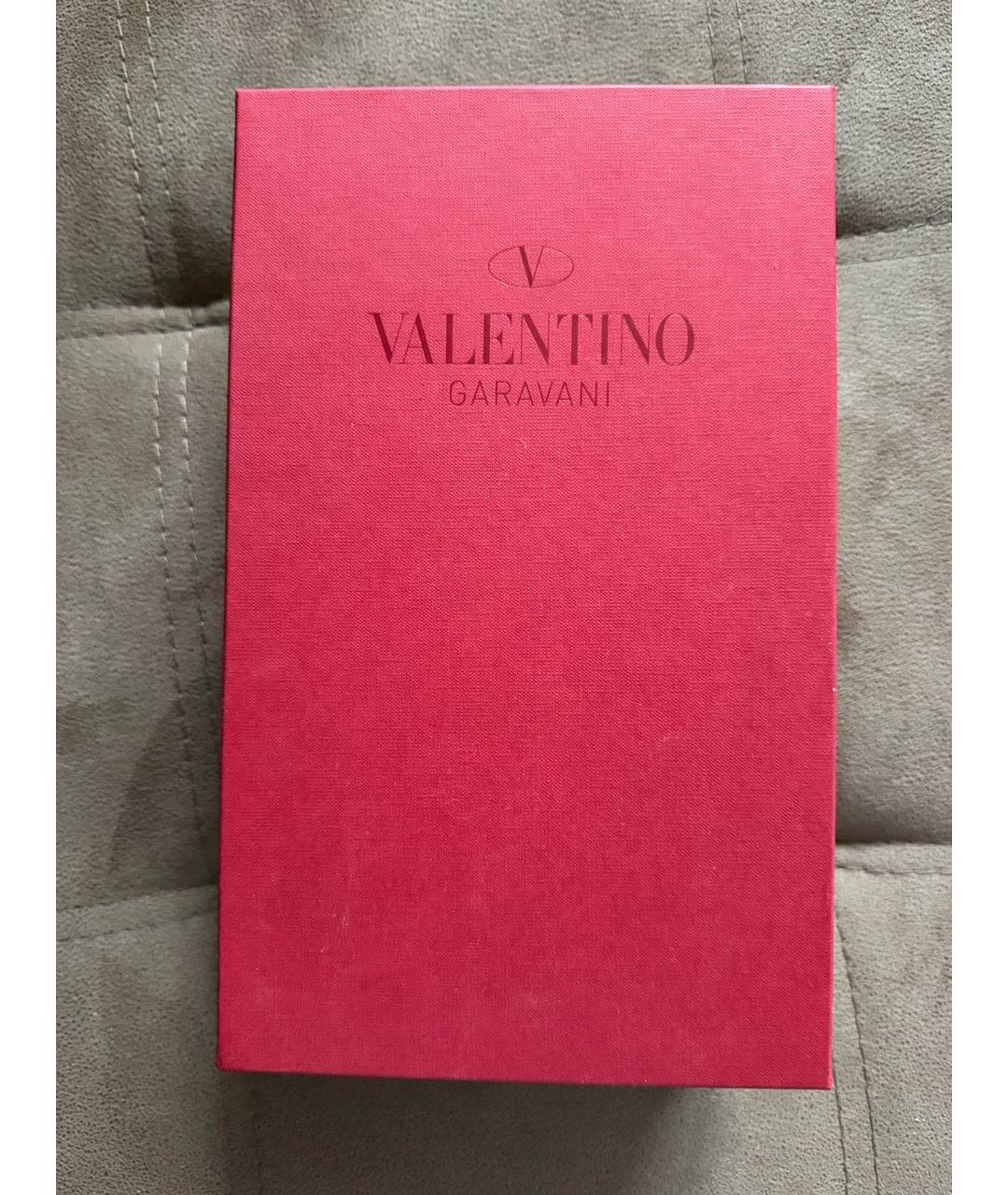 VALENTINO Черные кожаные туфли, фото 6