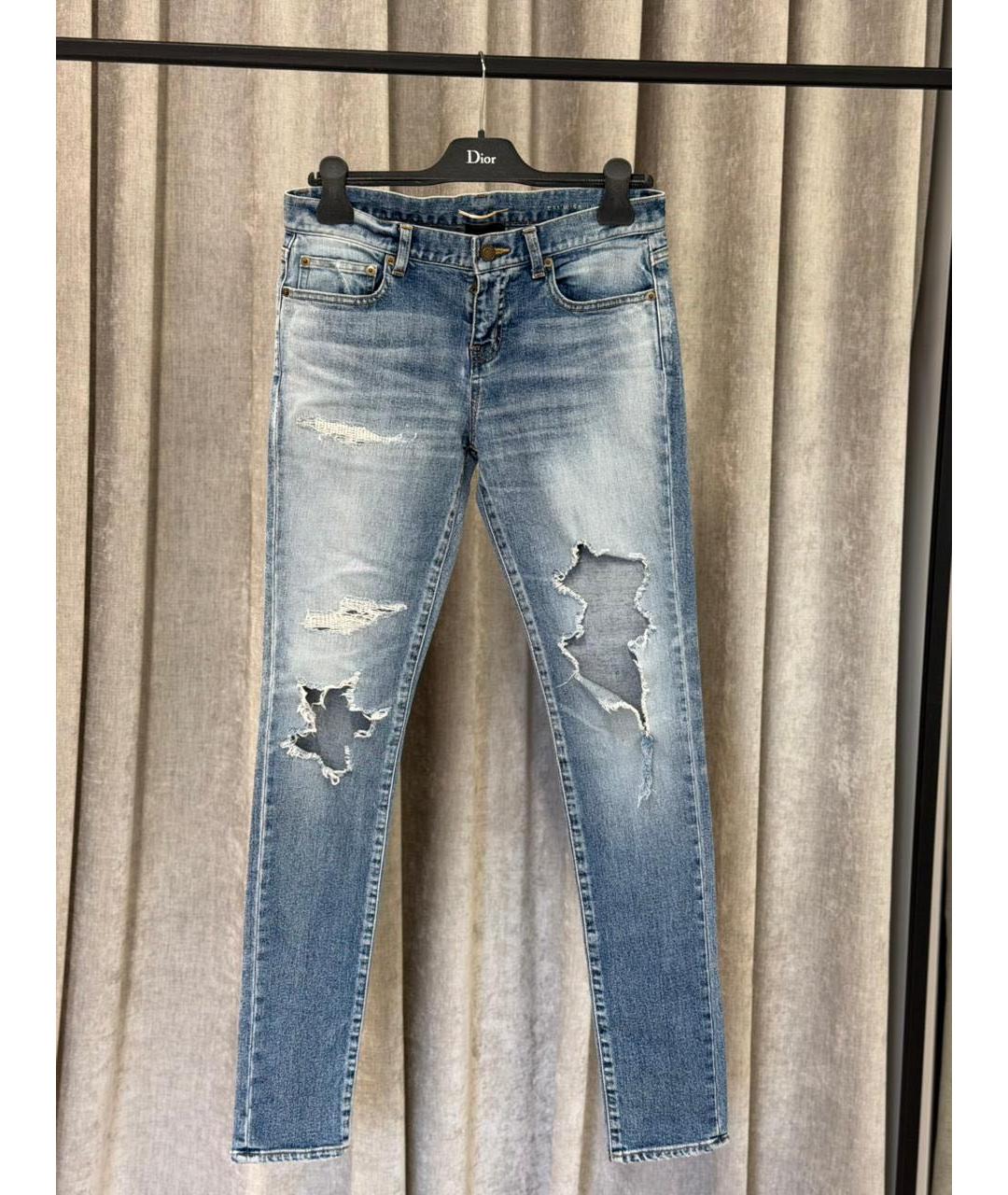 SAINT LAURENT Джинсы слим, фото 3