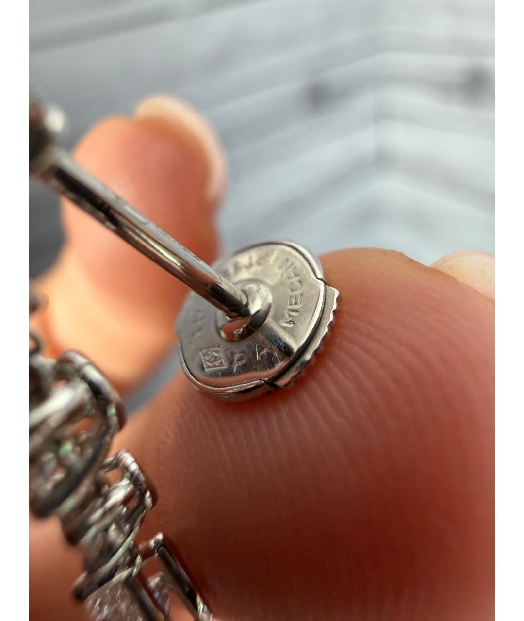TIFFANY&CO Платиновые серьги, фото 5