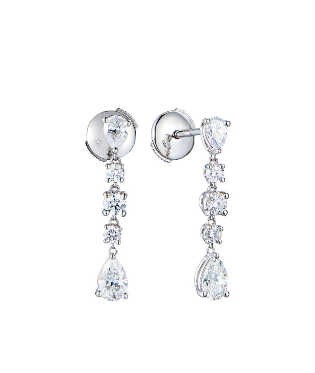 TIFFANY&CO Платиновые серьги, фото 6