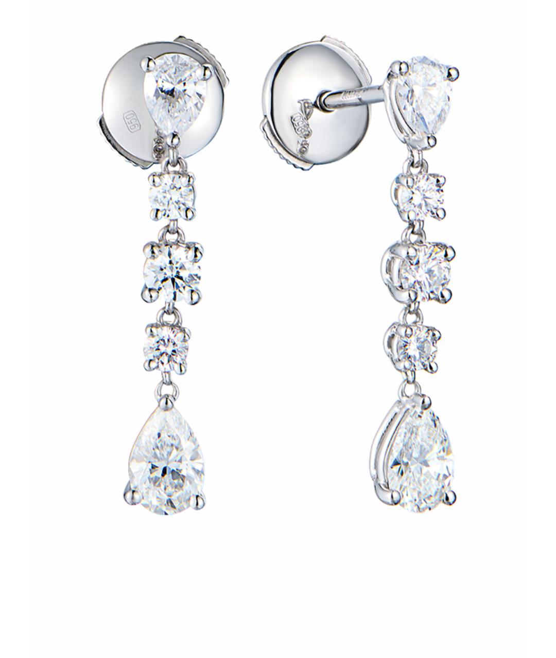 TIFFANY&CO Платиновые серьги, фото 1