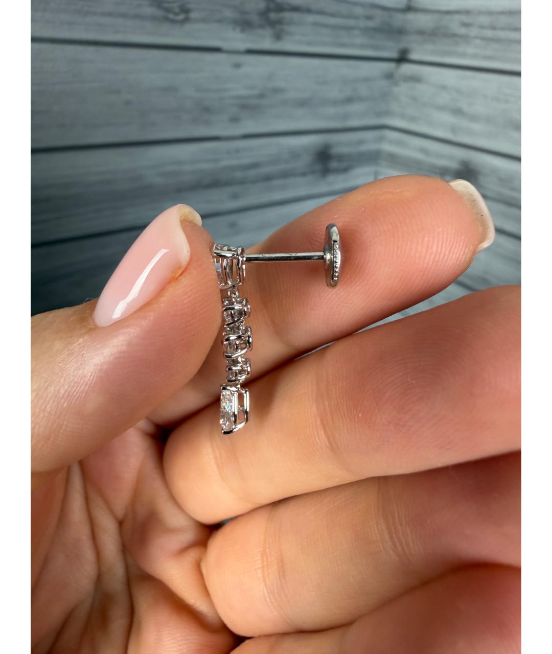 TIFFANY&CO Платиновые серьги, фото 4