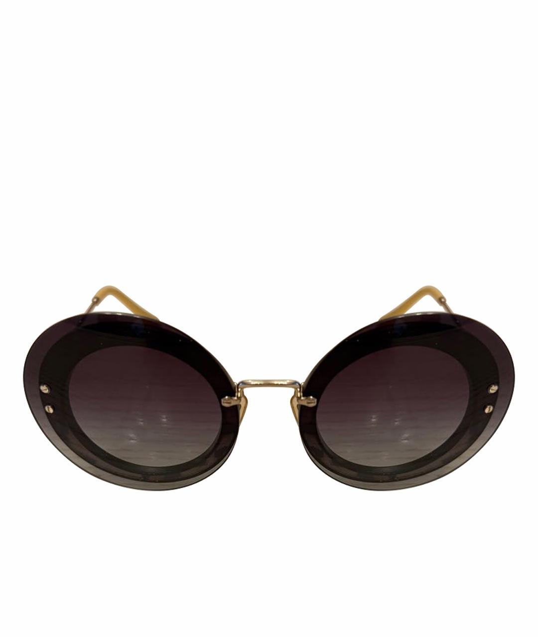 MIU MIU Пластиковые солнцезащитные очки, фото 1