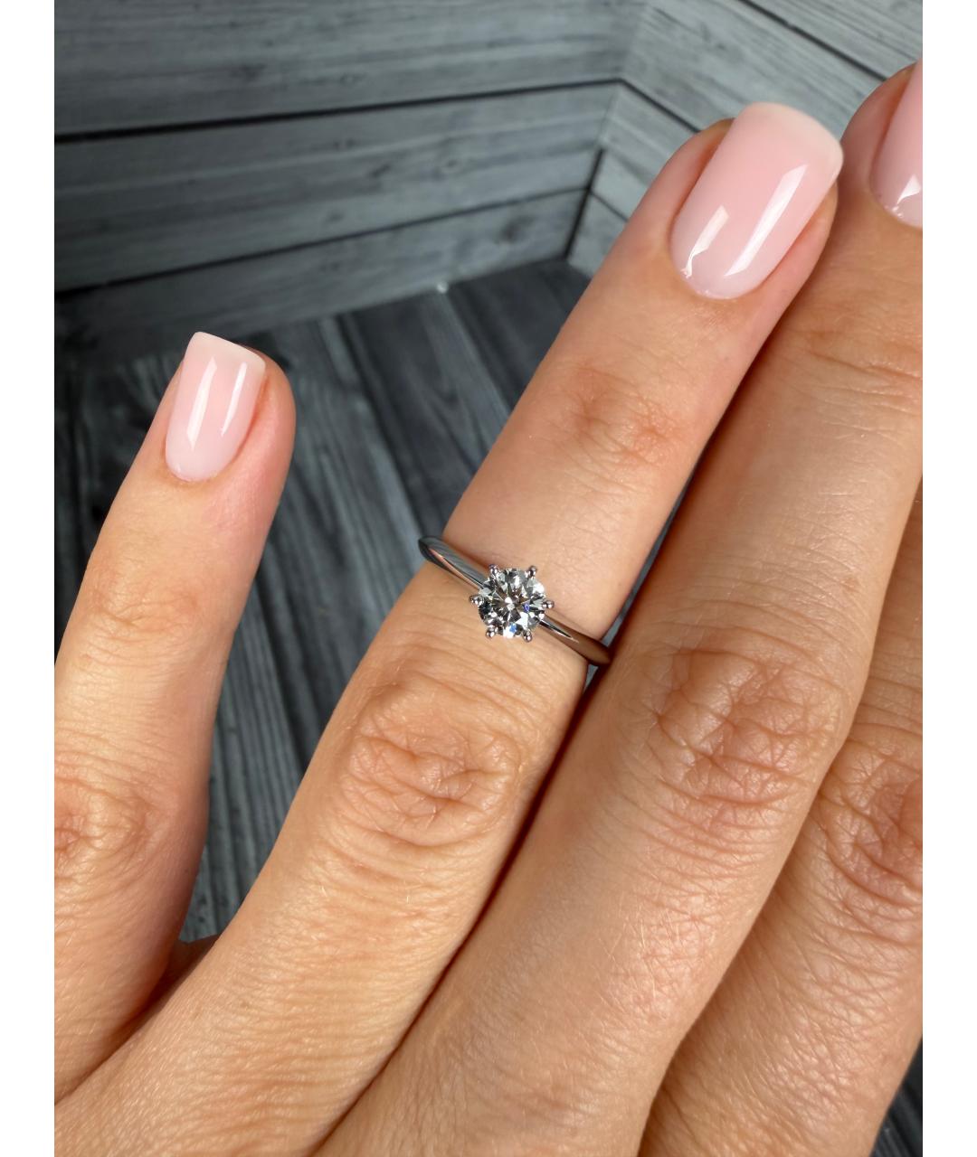 TIFFANY&CO Платиновое кольцо, фото 6