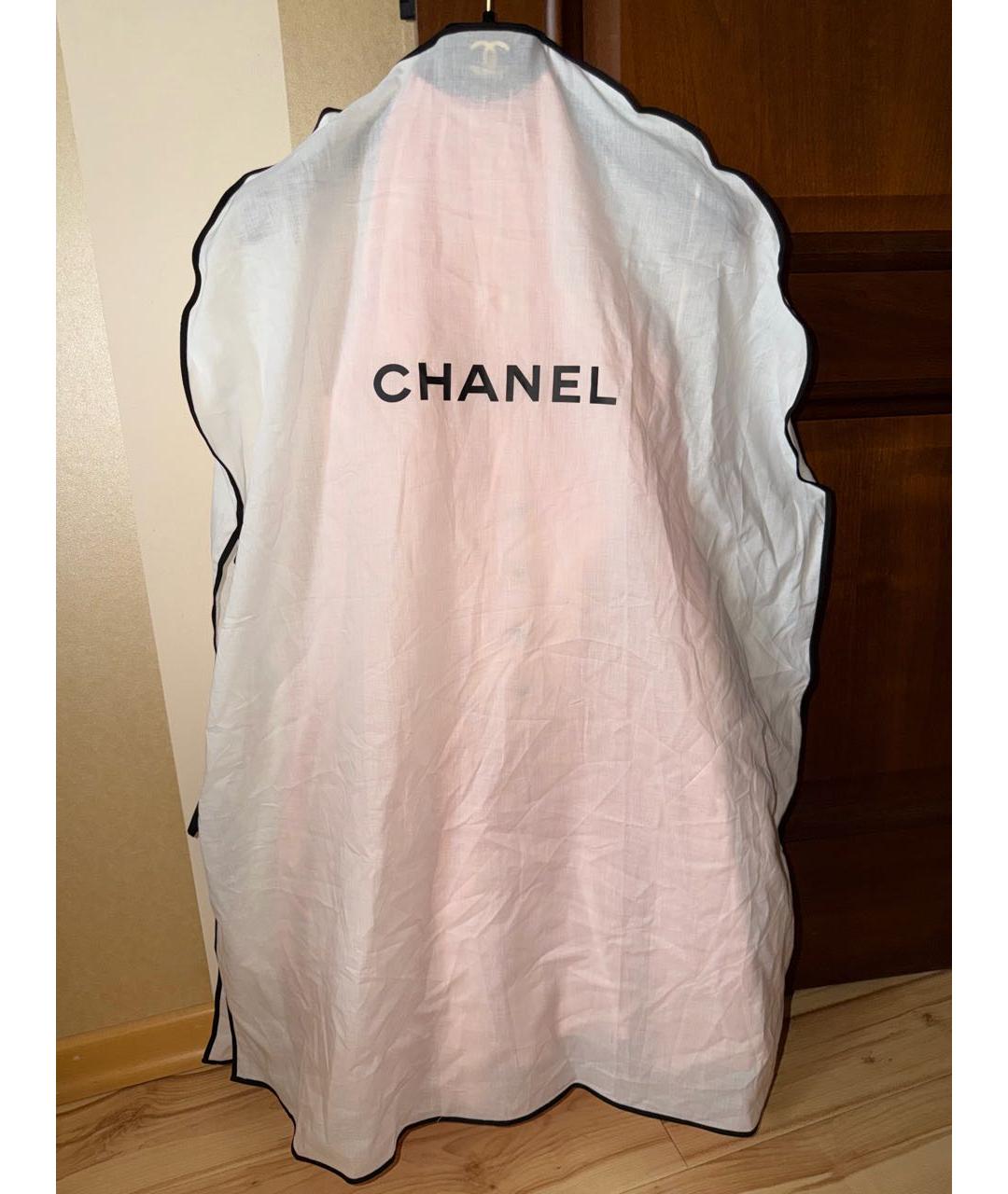 CHANEL Розовое шелковое коктейльное платье, фото 7