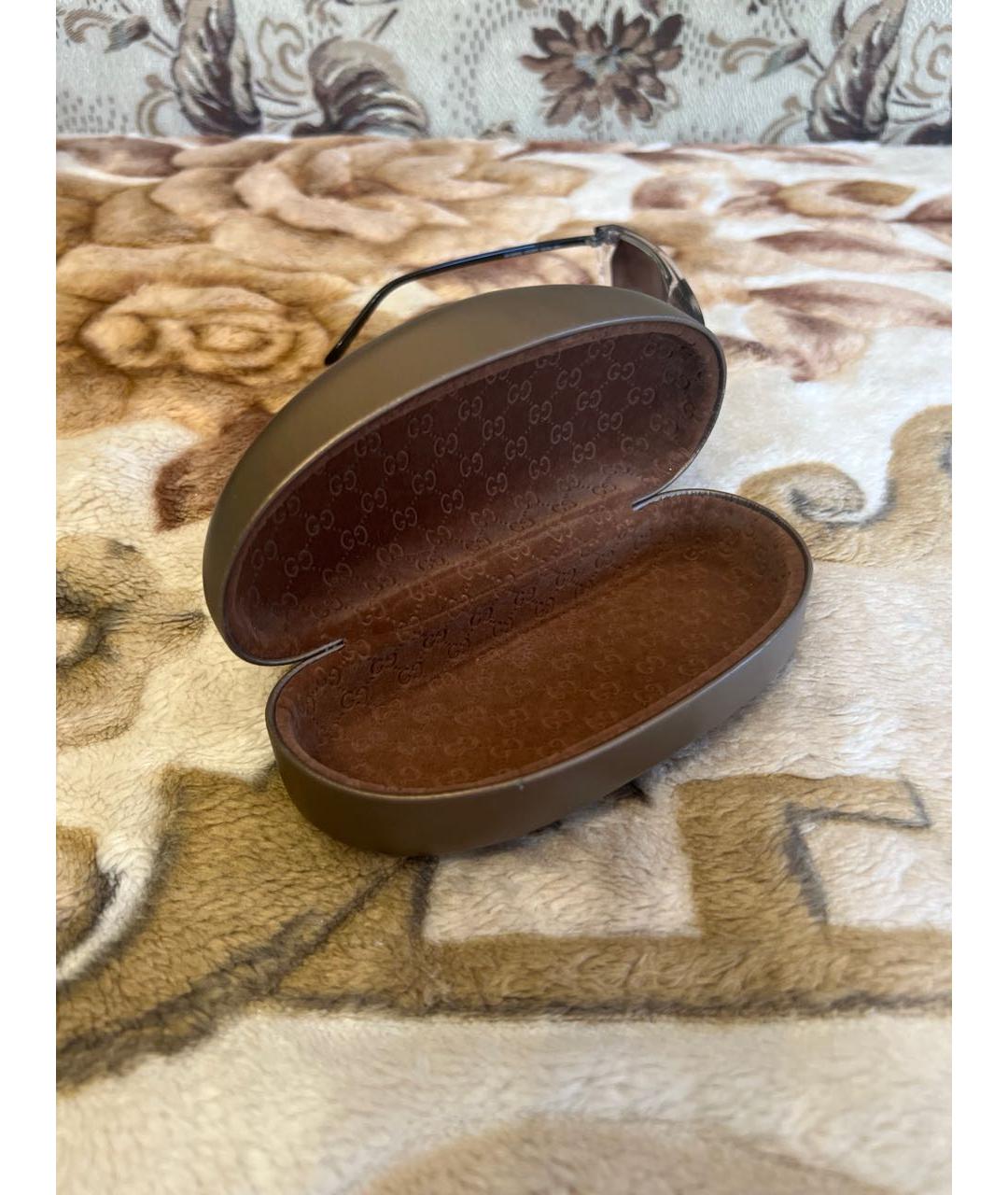 GUCCI Черные пластиковые солнцезащитные очки, фото 4