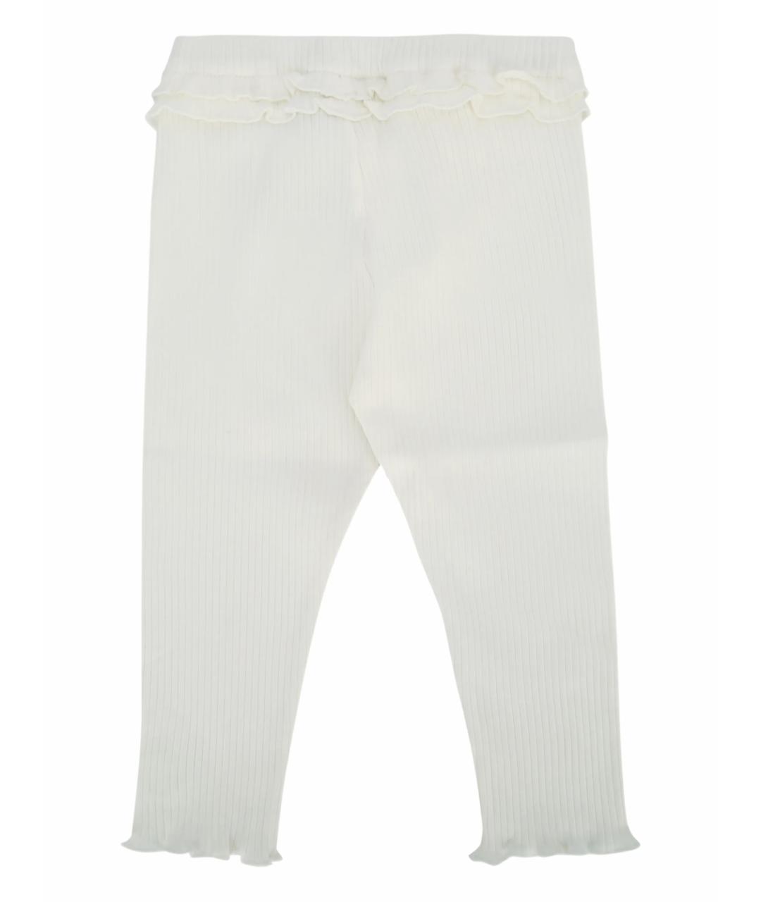 MONCLER KIDS Белые хлопковые брюки и шорты, фото 2
