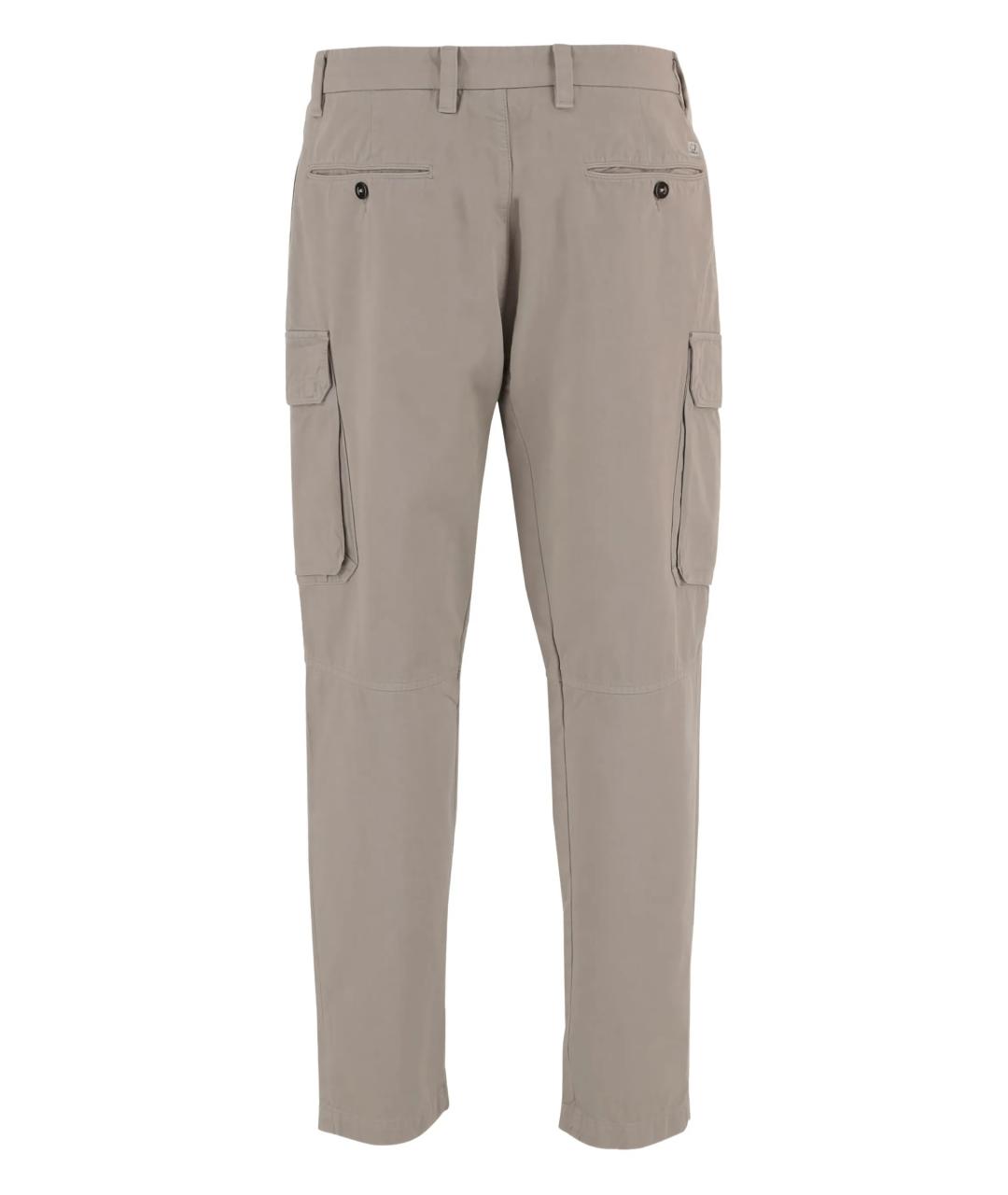 CP COMPANY Серые хлопковые повседневные брюки, фото 3
