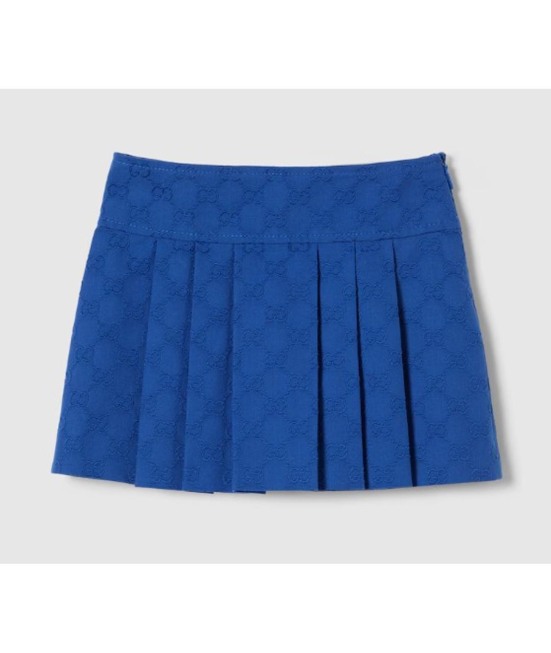 GUCCI Синяя юбка, фото 3