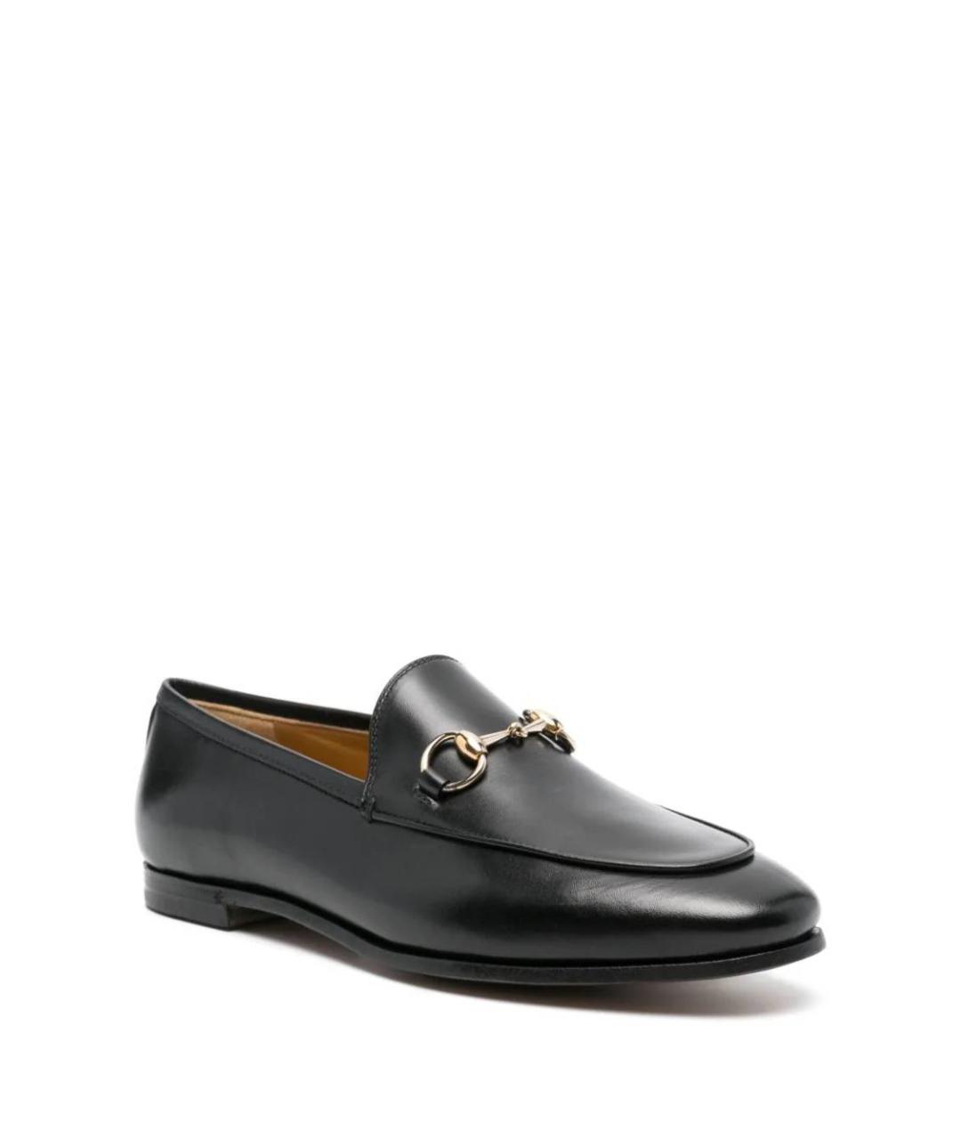GUCCI Черные кожаные лоферы, фото 2