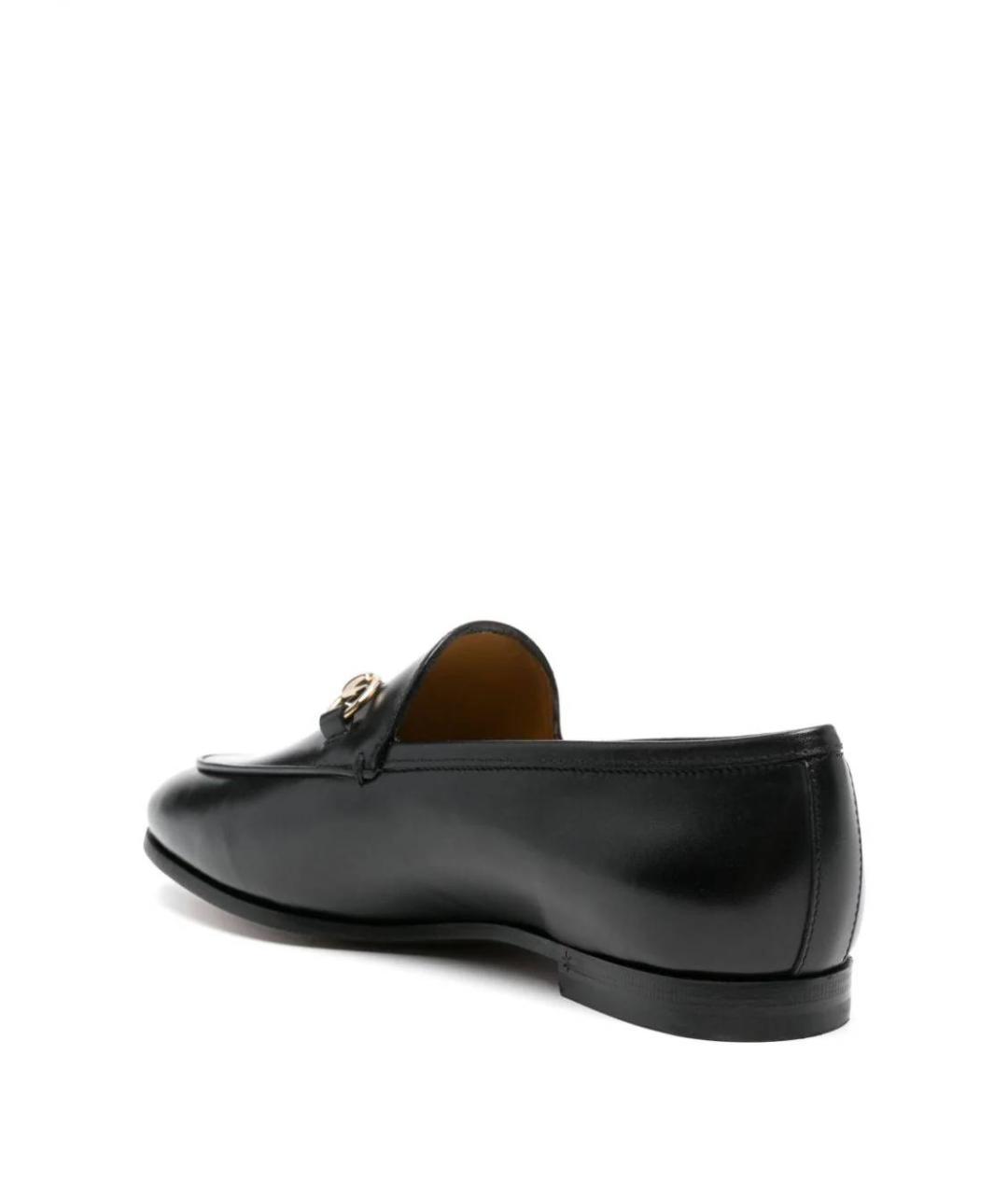 GUCCI Черные кожаные лоферы, фото 3