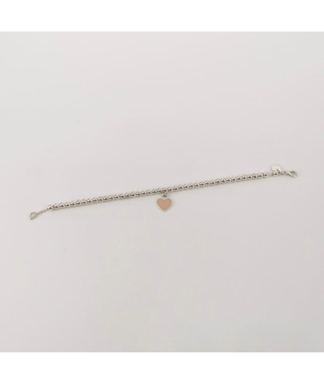 TIFFANY&CO Розовый серебряный браслет, фото 2