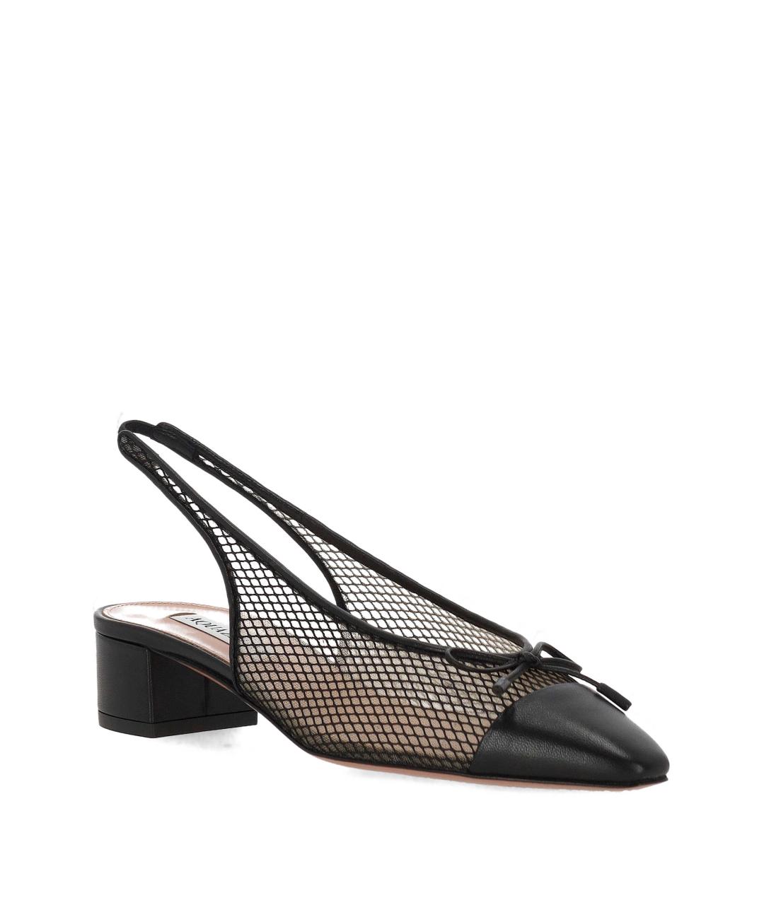 AQUAZZURA Черные балетки, фото 2