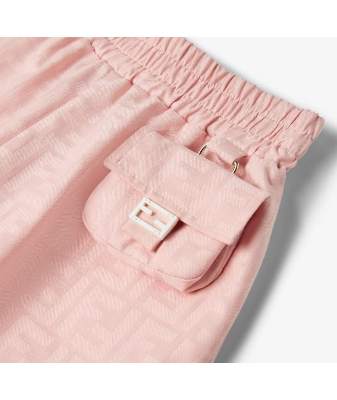 FENDI Розовые брюки и шорты, фото 2
