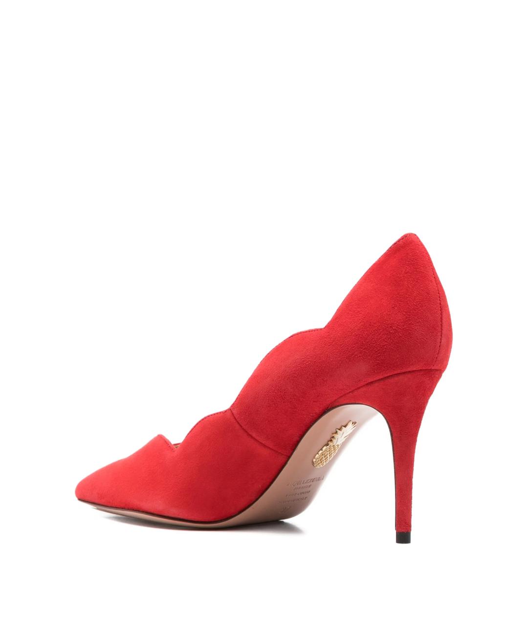 AQUAZZURA Красные кожаные туфли, фото 3